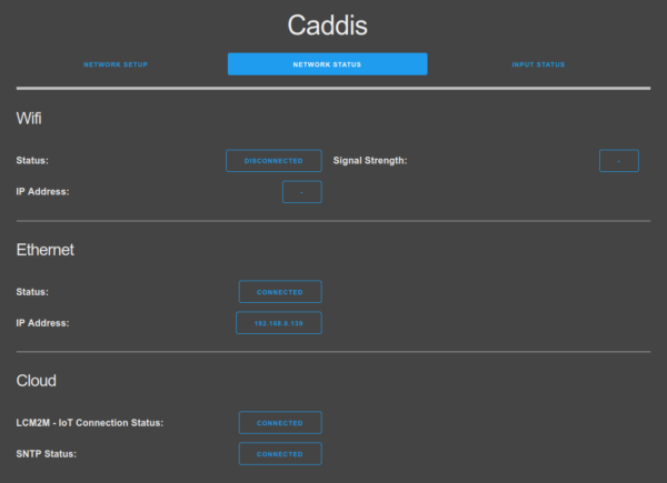 Getting a New Device Online - Ethernet - CADDIS systems